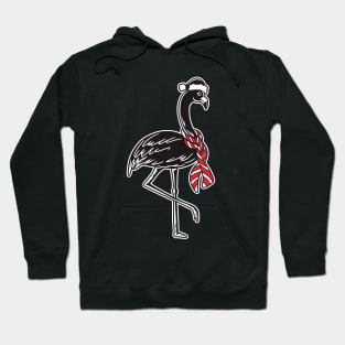 Christmas Flamingo Hoodie